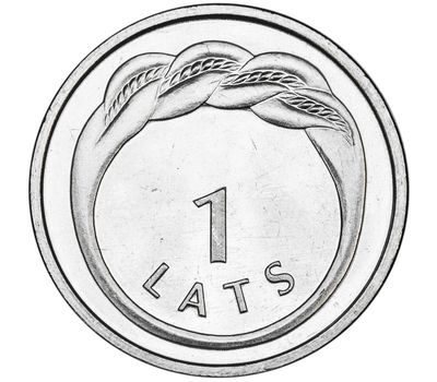  Монета 1 лат 2009 «Кольцо Намейса» Латвия, фото 1 