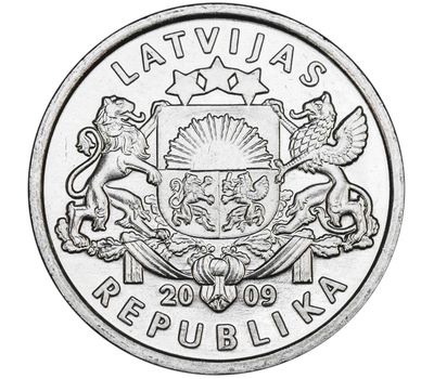  Монета 1 лат 2009 «Кольцо Намейса» Латвия, фото 2 