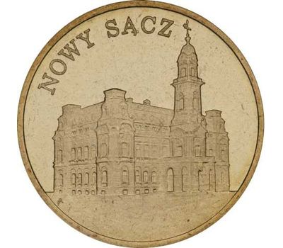  Монета 2 злотых 2006 «Новы-Сонч» Польша, фото 1 