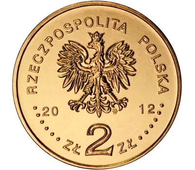  Монета 2 злотых 2012 «Чемпионат Европы по футболу УЕФА 2012» Польша, фото 2 
