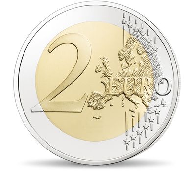  Монета 2 евро 2015 «70 лет мира в Европе» Франция, фото 2 