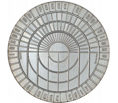  Монета 5 евро 2017 «Эпохи Европы. Эпоха Железа и Стекла» Португалия, фото 1 