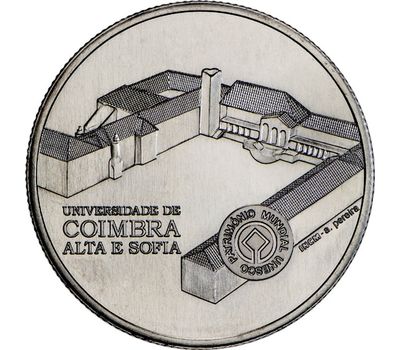  Монета 2,5 евро 2014 «Коимбрский университет» Португалия, фото 1 