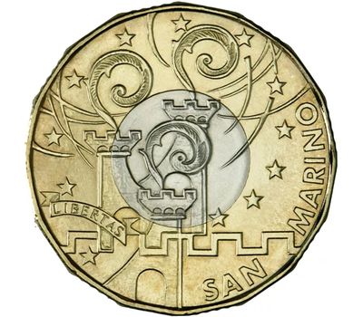  Монета 5 евро 2017 «30 лет со дня рождения Марко Симончелли» Сан-Марино, фото 2 
