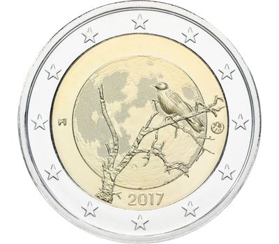  Монета 2 евро 2017 «Финская природа» Финляндия, фото 1 