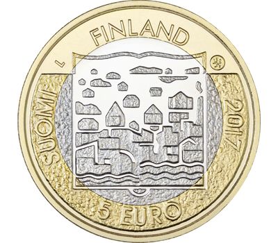  Монета 5 евро 2017 «Юхо Кусти Паасикиви. Седьмой президент» Финляндия, фото 2 
