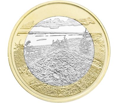  Монета 5 евро 2018 «Национальный парк Коли» Финляндия, фото 1 