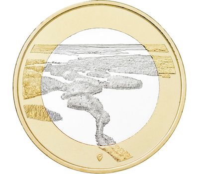  Монета 5 евро 2018 «Природный заповедник Пункахарью» Финляндия, фото 1 