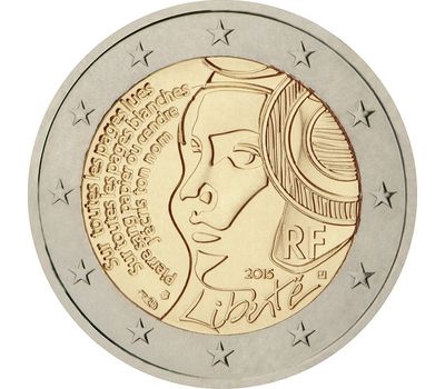  Монета 2 евро 2015 «Годовщина взятия Бастилии (225-летие Фестиваля Федерации)» Франция, фото 1 