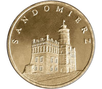  Монета 2 злотых 2006 «Сандомир» Польша, фото 1 