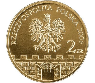  Монета 2 злотых 2006 «Сандомир» Польша, фото 2 