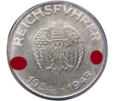  Коллекционная сувенирная монета 1934-1945 «Адольф Гитлер», фото 2 