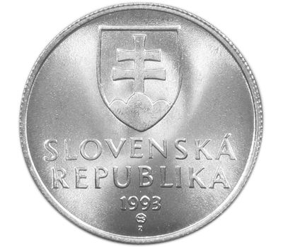  Монета 20 геллеров 1993 Словакия, фото 2 