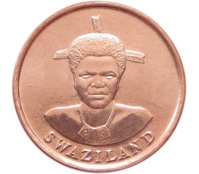  Монета 1 цент 1986 Свазиленд, фото 2 