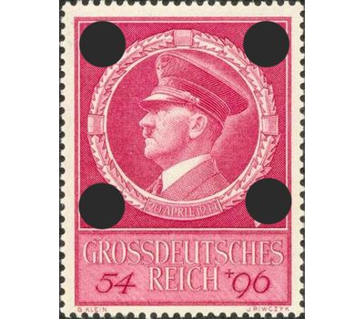  Почтовая марка «День рождения Гитлера» Третий Рейх 1944, фото 1 
