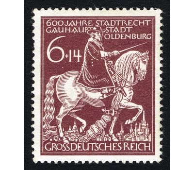  Почтовая марка «Граф Антон Гюнтер из Ольденбурга и Дельменхорста» Третий Рейх 1945, фото 1 