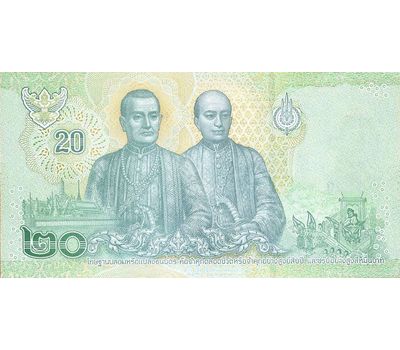  Банкнота 20 бат 2018 Таиланд Пресс, фото 2 