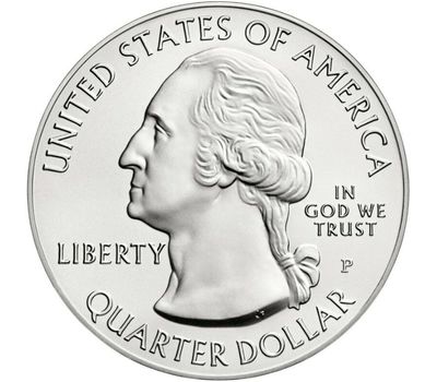  Монета 25 центов 2020 «Солт Ривер Бэй» (53-й нац. парк США) P, фото 2 