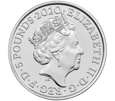 Монета 5 фунтов 2020 «Queen. Легенды музыки» Великобритания (в буклете), фото 3 
