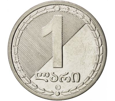  Монета 1 лари 2006 Грузия, фото 1 