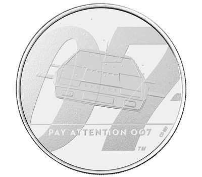  Монета 5 фунтов 2020 «Джеймс Бонд. Агент 007» (монета #2) в буклете, фото 2 