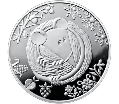  Монета 5 гривен 2020 «Год крысы» Украина, фото 1 