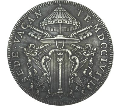  Монета 1 скудо 1758 год Ватикан (копия), фото 2 