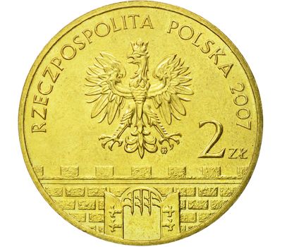  Монета 2 злотых 2007 «Бжег» Польша, фото 2 