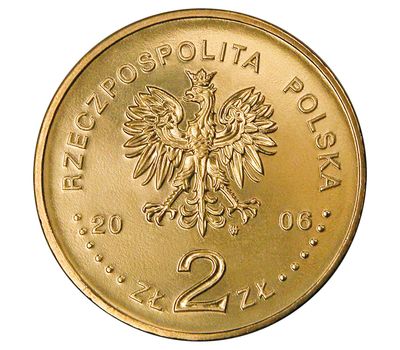  Монета 2 злотых 2006 «500-летие статута Лаского» Польша, фото 2 