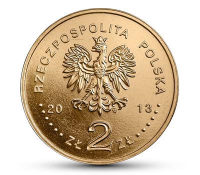  Монета 2 злотых 2013 «Ракетный эсминец «Варшава» Польша, фото 2 
