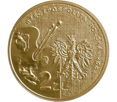  Монета 2 злотых 2004 «Станислав Выспяньский» Польша, фото 2 