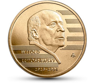  Монета 2 злотых 2013 «Витольд Лютославский» Польша, фото 1 