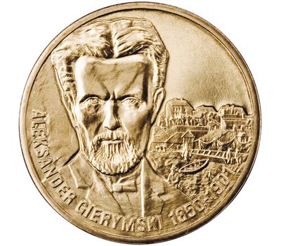  Монета 2 злотых 2006 «Александр Герымский» Польша, фото 1 