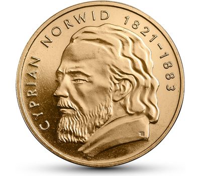 Монета 2 злотых 2013 «Циприан Норвид» Польша, фото 1 
