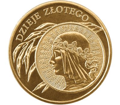 Монета 2 злотых 2006 «10 злотых 1932 года «Ядвига» Польша, фото 1 