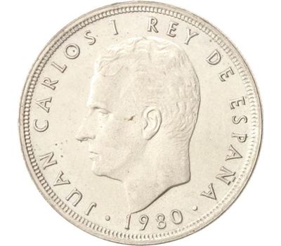  Монета 5 песет 1980 «ЧМ по футболу» Испания, фото 2 