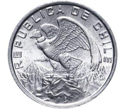  Монета 10 эскудо 1974 «Андский кондор» Чили, фото 1 