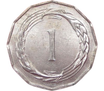  Монета 1 миль 1963 Кипр, фото 1 