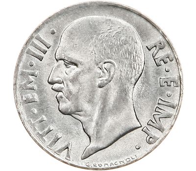  Монета 20 чентезимо 1941 Италия, фото 2 