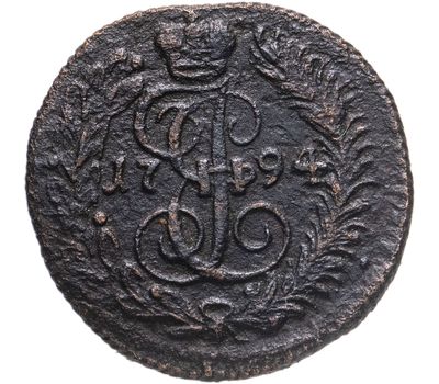 Монета полушка 1794 КМ Екатерина II F, фото 1 