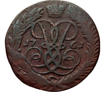  Монета 2 копейки 1761 Елизавета Петровна F, фото 1 
