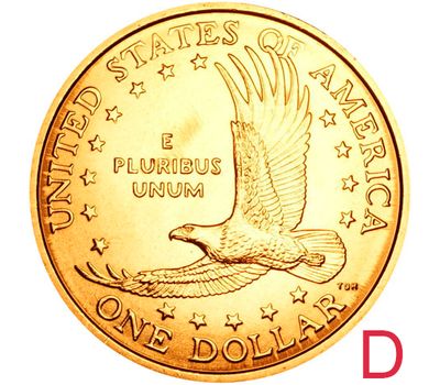  Монета 1 доллар 2006 «Парящий орёл» США D (Сакагавея), фото 1 
