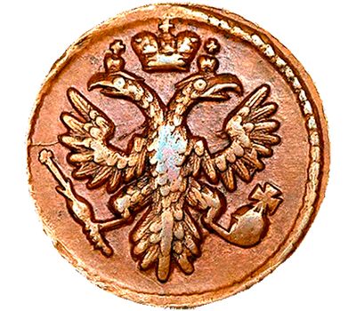  Монета денга 1735 Анна Иоанновна F, фото 2 