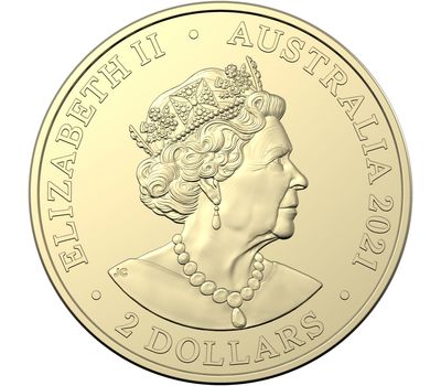  Монета 2 доллара 2021 «Служба скорой помощи» Австралия (цветная), фото 2 