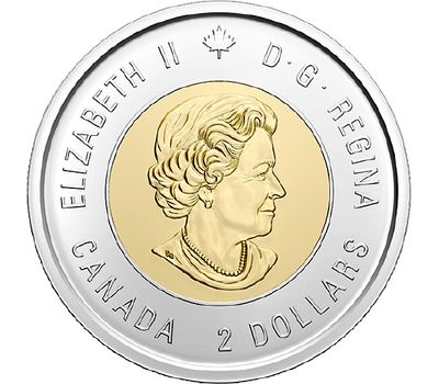  Монета 2 доллара 2021 «Открытие инсулина» Канада, фото 2 