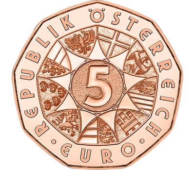  Монета 5 евро 2022 «Мира Лобе «Я — это я» Австрия, фото 2 
