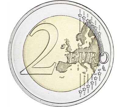  Монета 2 евро 2022 «35-летие программы «Эразмус» Кипр, фото 2 