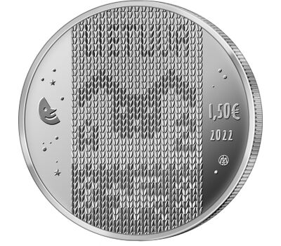  Монета 1,5 евро 2022 «Зуйкис Пуйкис» Литва, фото 2 