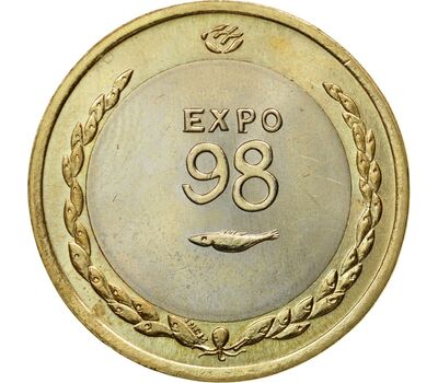  Монета 200 эскудо 1998 «ЭКСПО — Международный год океана» Португалия, фото 1 