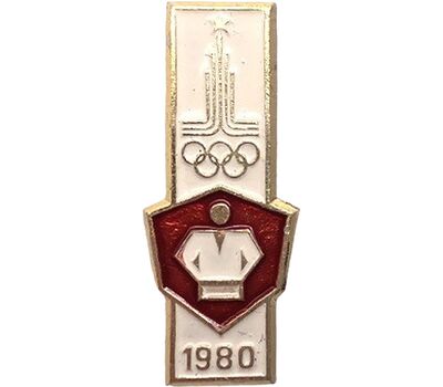  Значок «Дзюдо. Олимпиада-80 в Москве» СССР, фото 1 